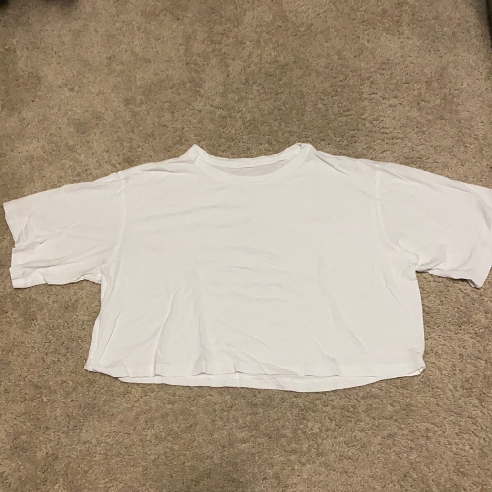 Lulu Lemon white crop top
